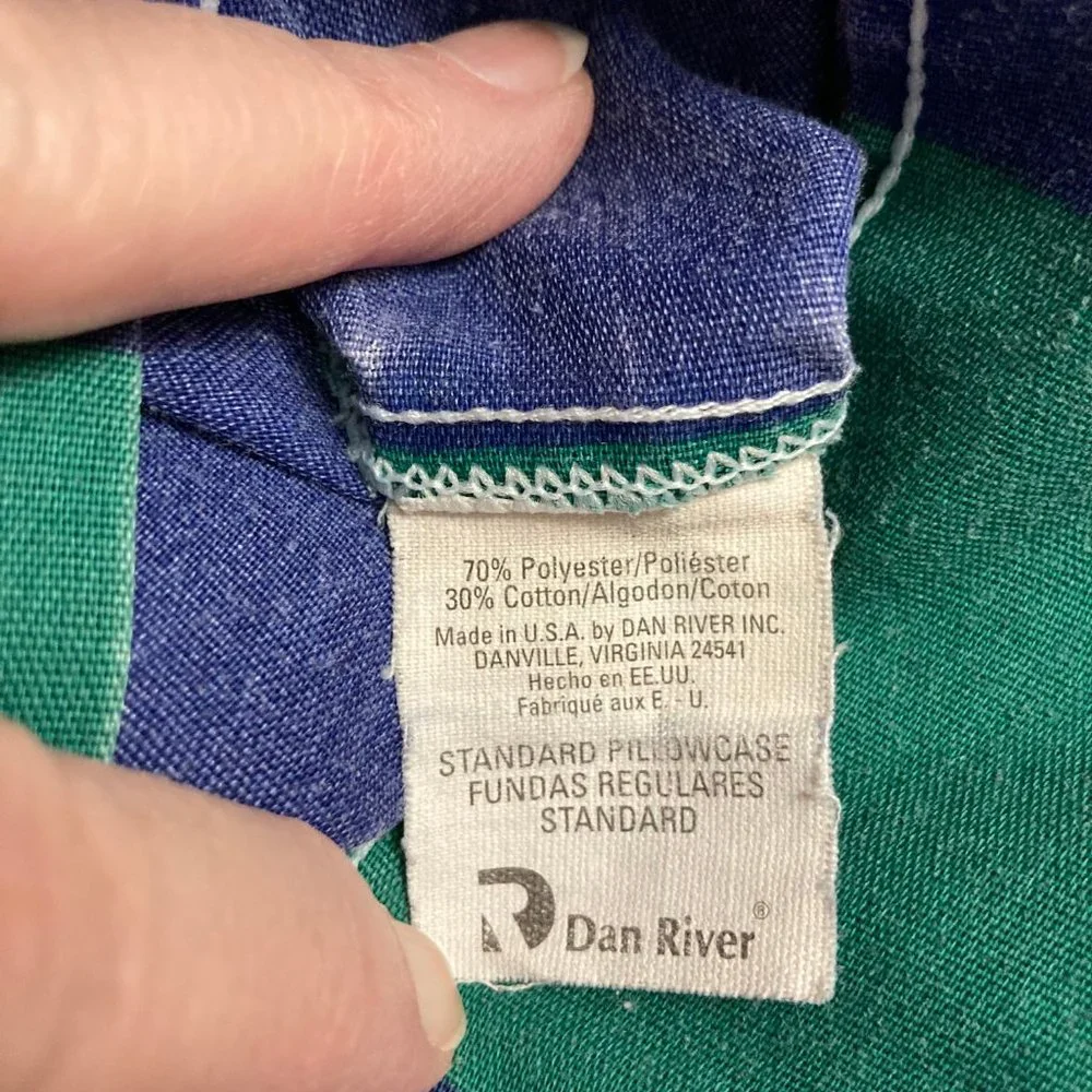 Vintage Dan River Inc Casual Kids Classic Sports Pillowcase